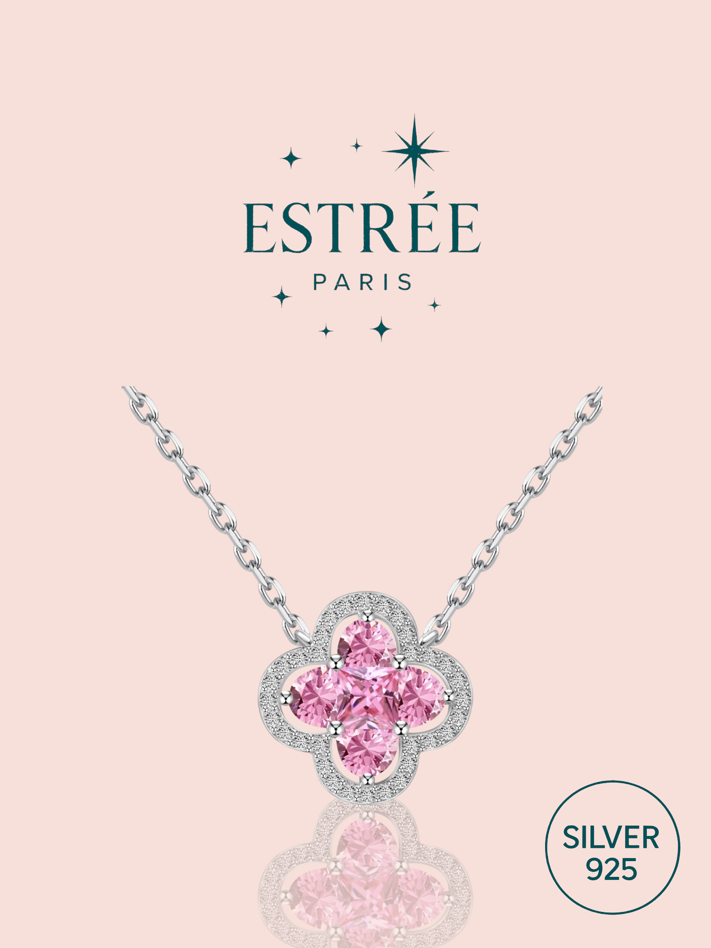 Collier Blush Clover