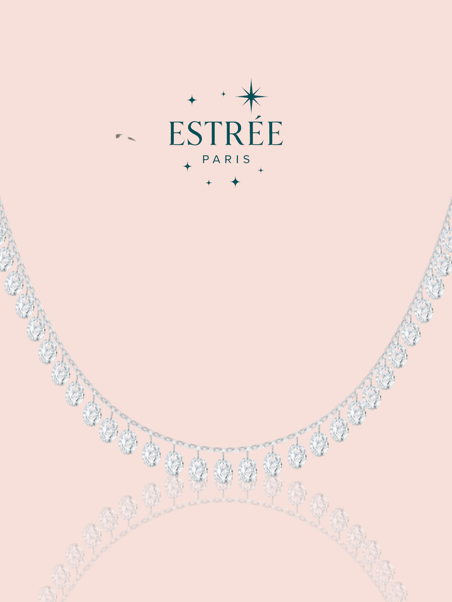 pré-commande Collier Diamond Rain - Argenté