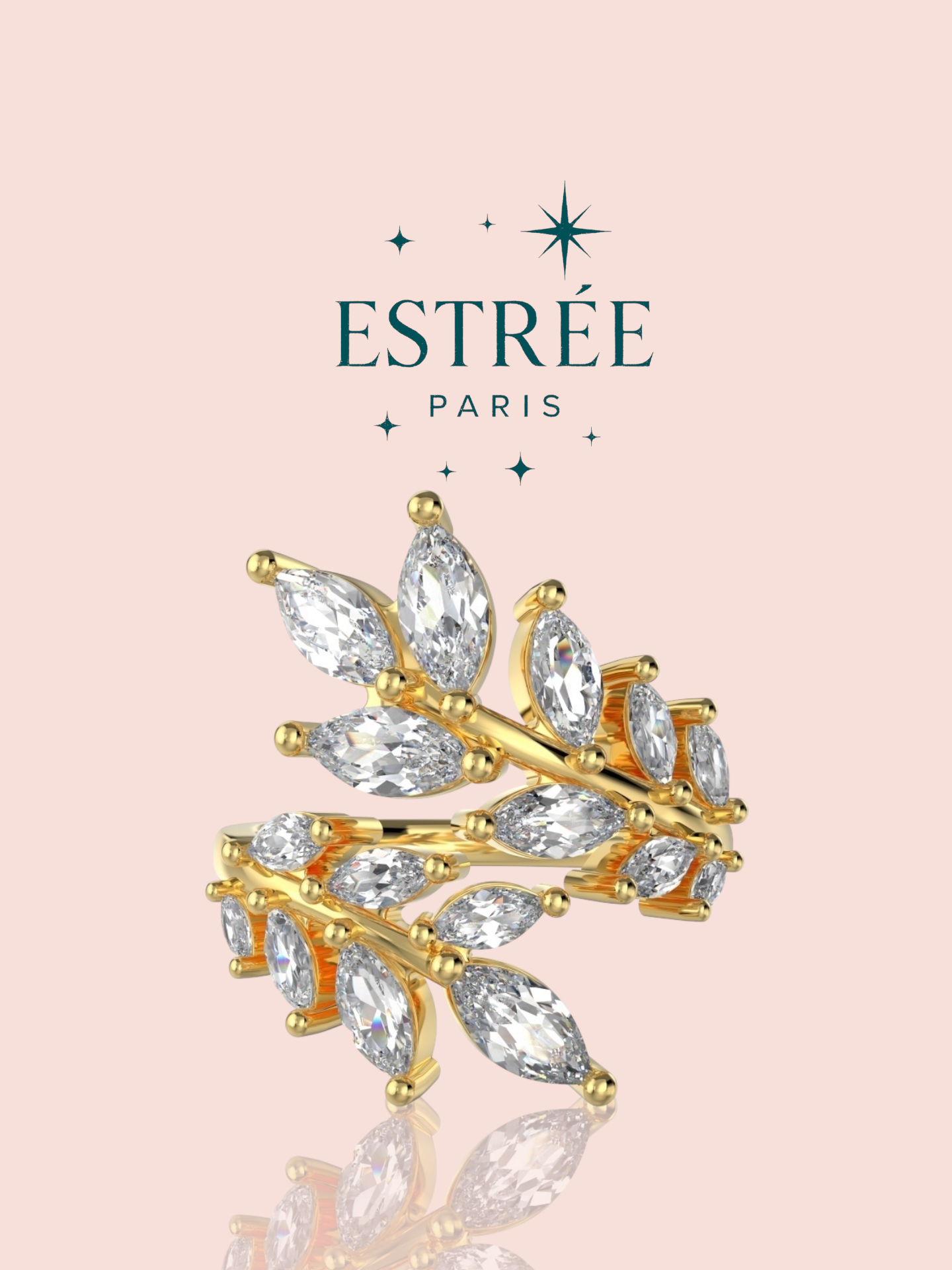 Bague Leaf - Dorée