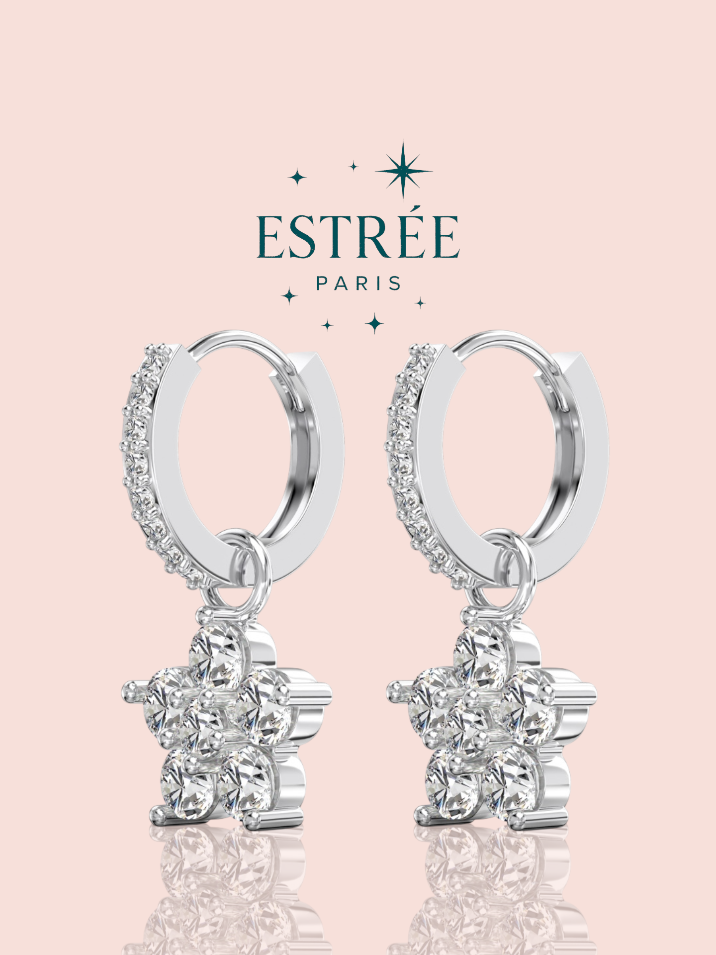Boucles d’oreilles Hanging Marguerite