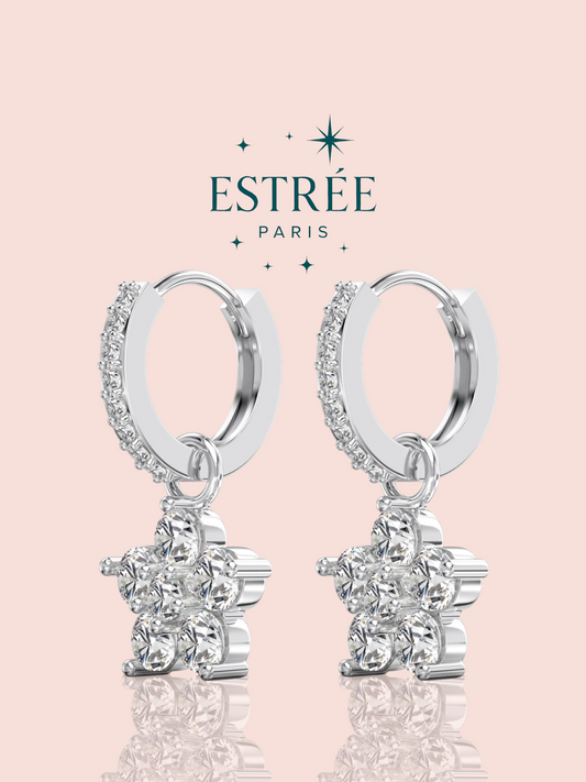 Boucles d’oreilles Hanging Marguerite