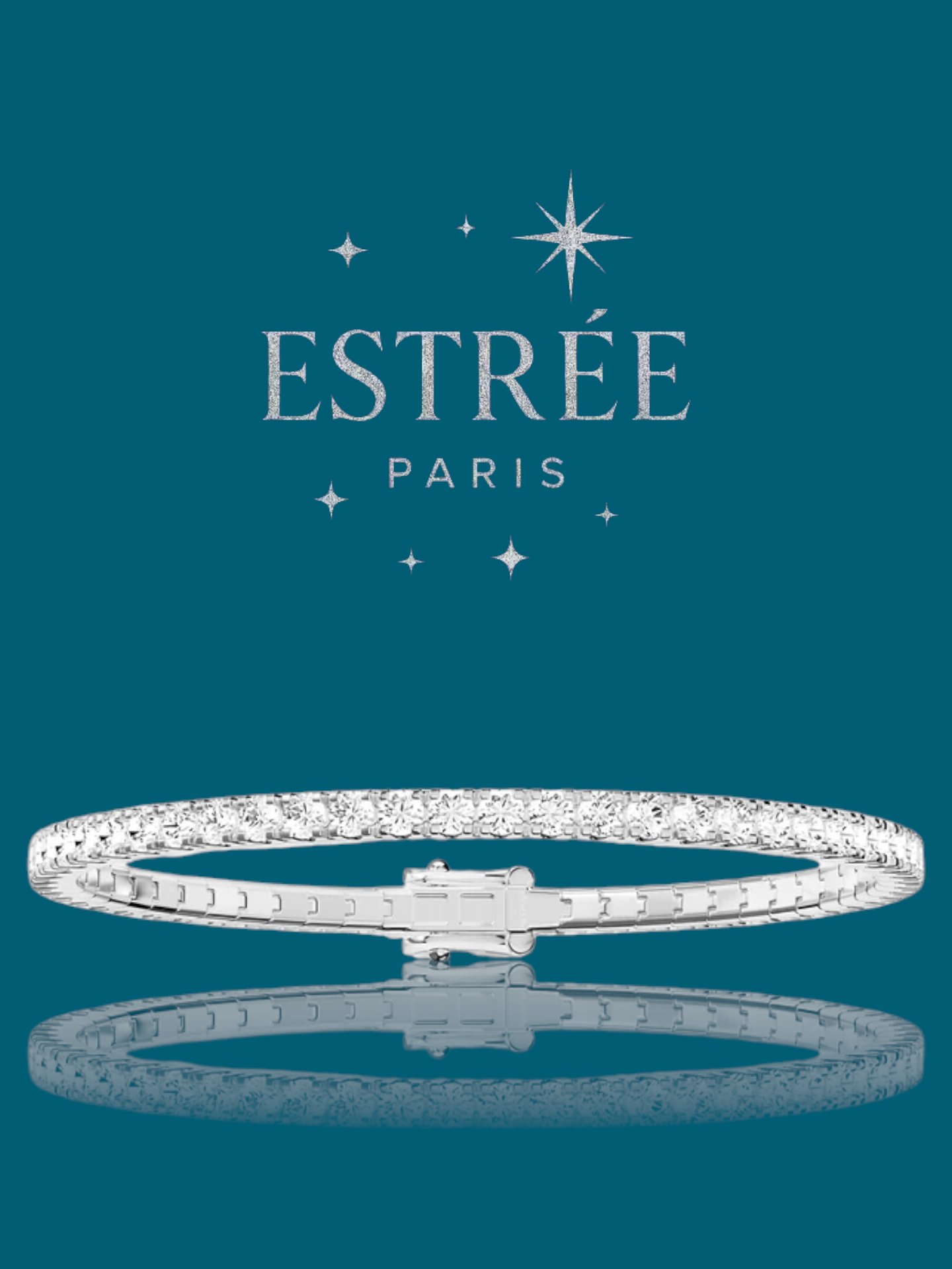 Bracelet Glamour 2 mm - Moissanite Argent 925 💎