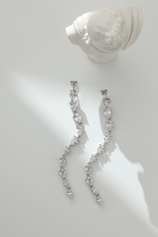 Boucles d’oreilles Niki - Argentée