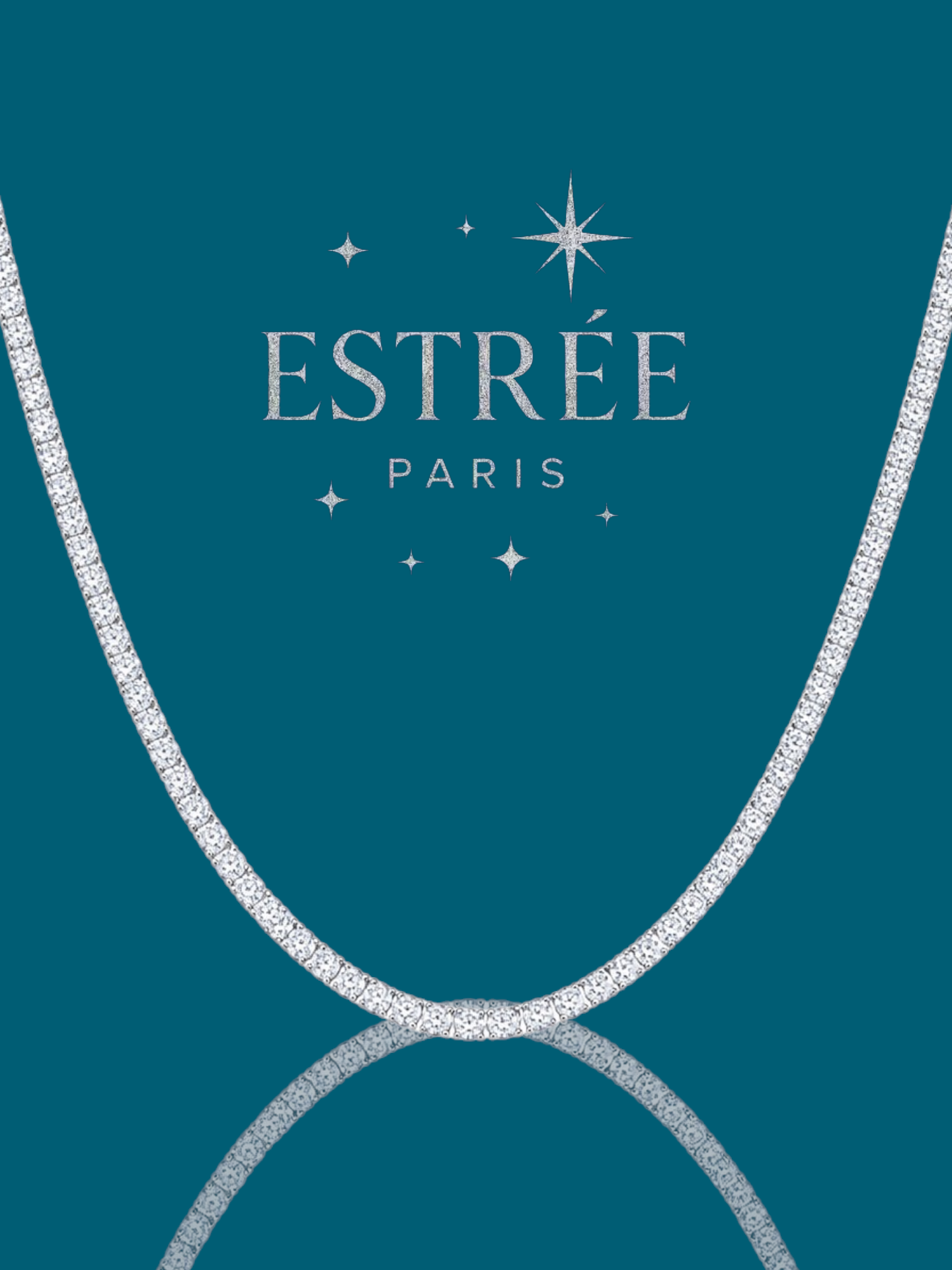 Collier Glamour- Moissanite Argent 925 💎