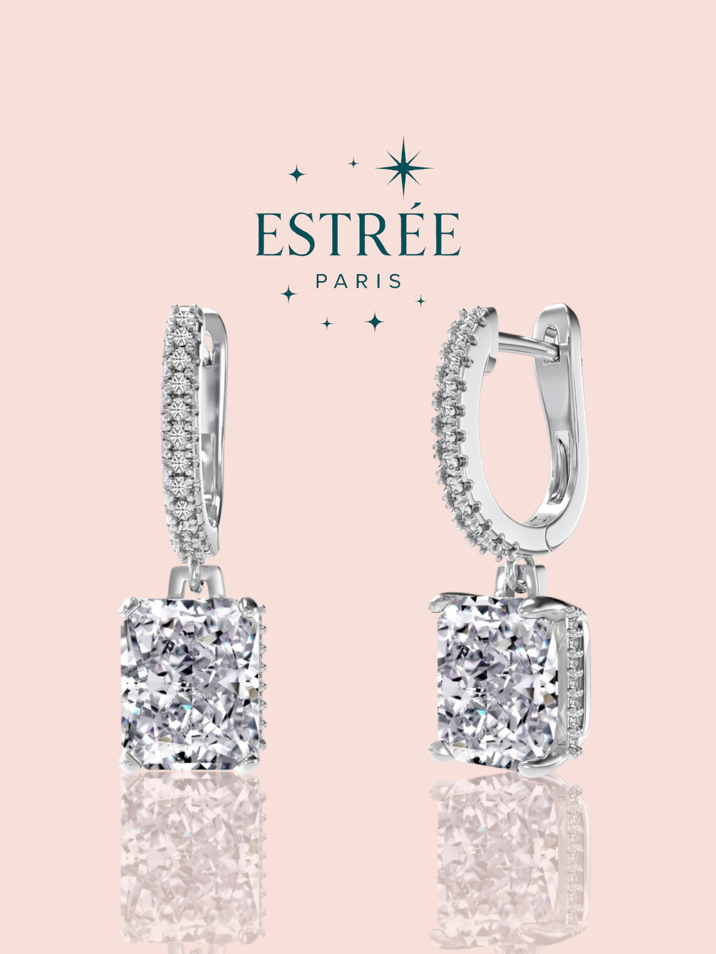 Boucles d’oreilles White Whisper - Argenté