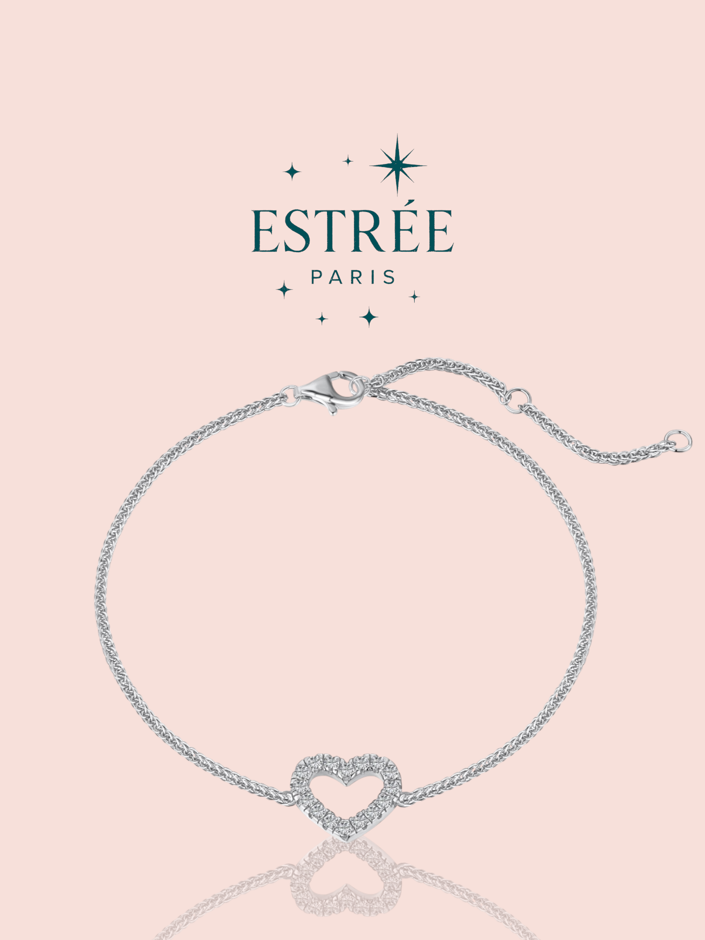Bracelet Light Heart - Argenté