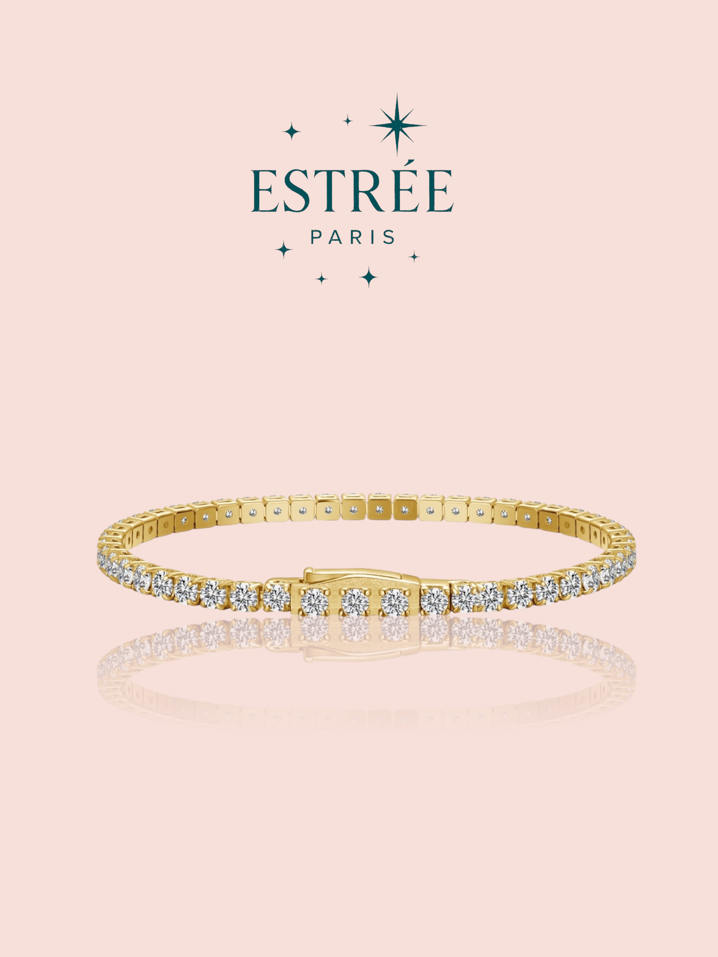 Bracelet glamour M - Doré