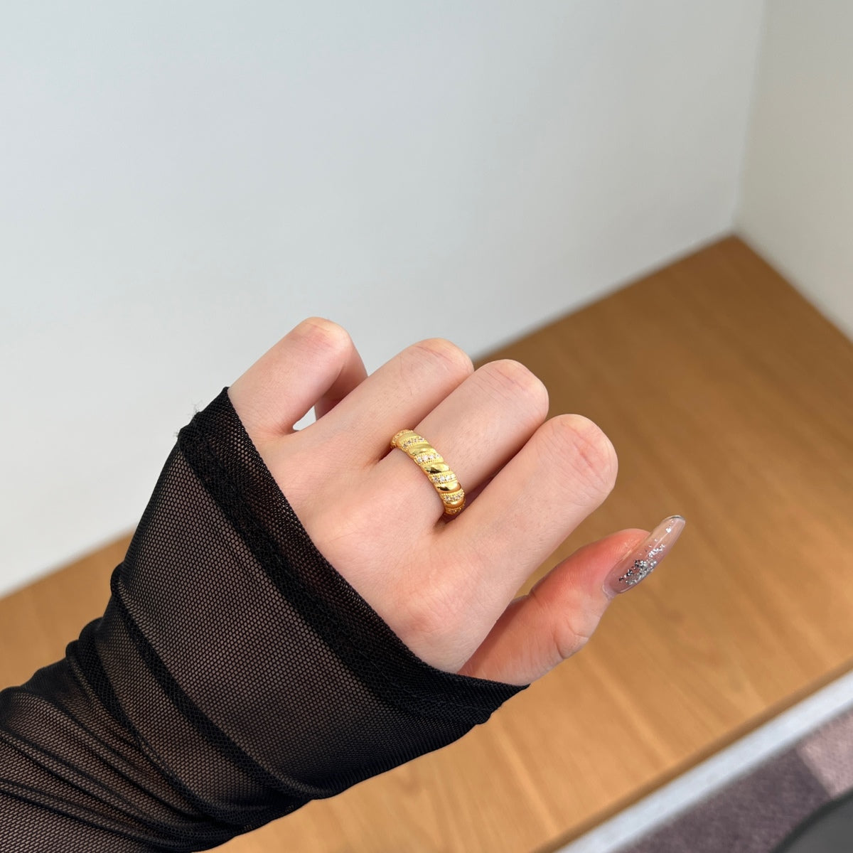 Bague Promise me - Dorée