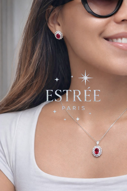 Collier Ruby Dream en Argent 925❤️