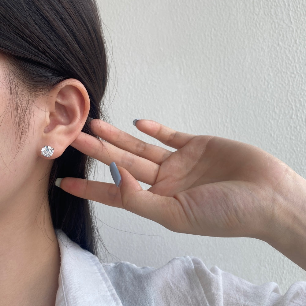 Boucles d’oreilles Pupuce - Argentée