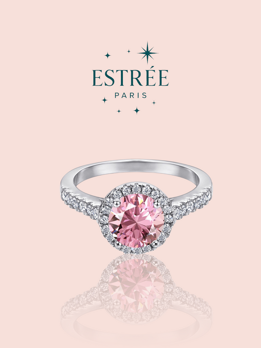 Bague Halo Bloom Pink 🩷