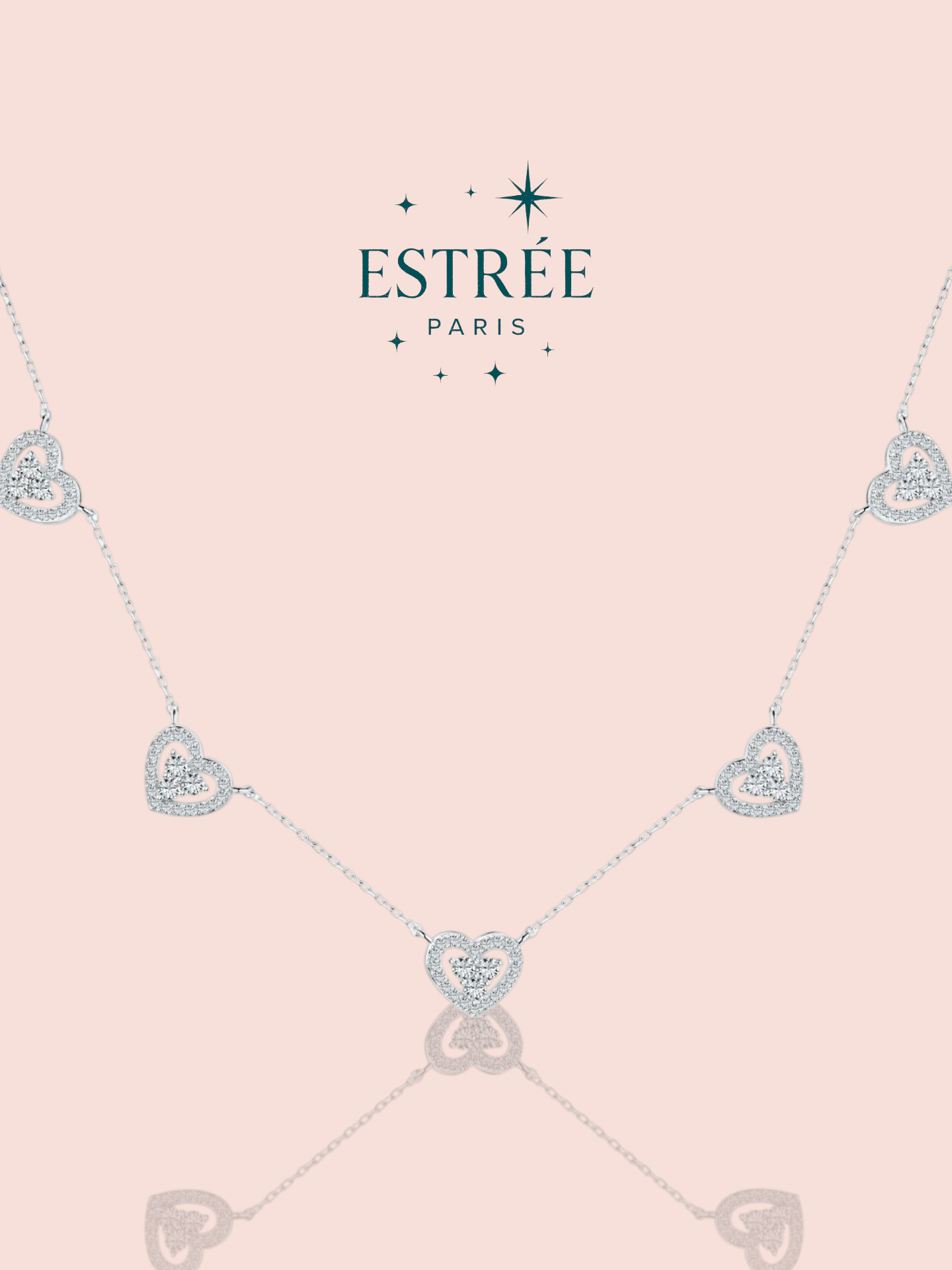 Collier Multi Heart