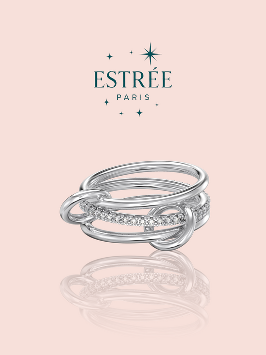 Bague Multi Circle - Argenté 💎