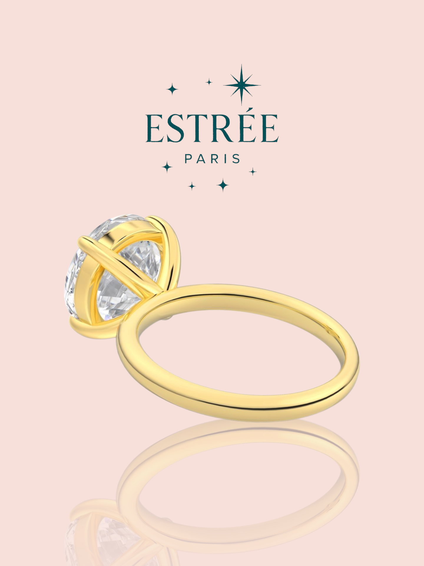 Bague Moon Doré 14k