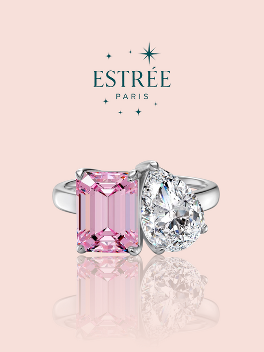 Bague Pink Side by Side 🩷