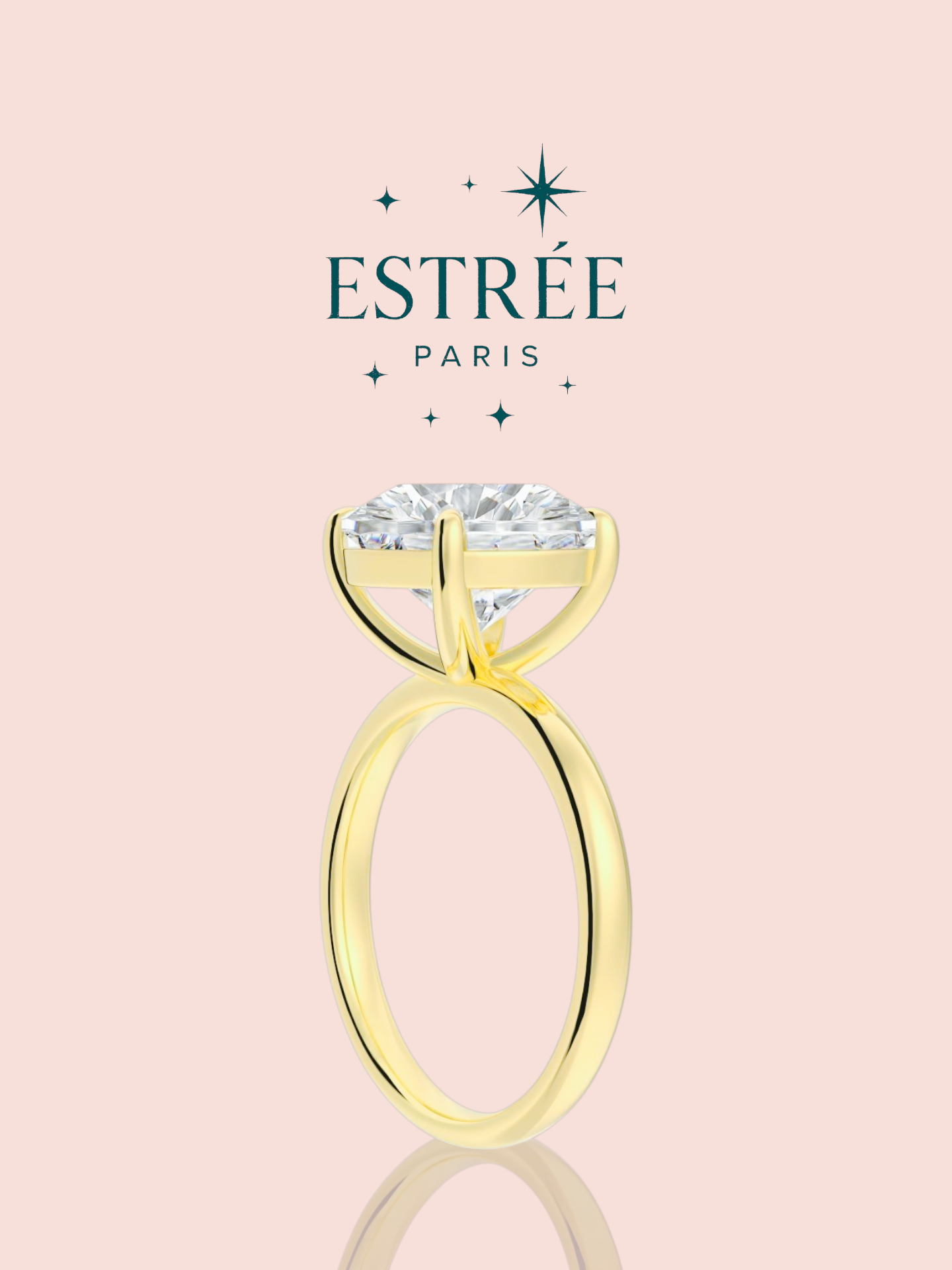 Bague Moon Doré 14k