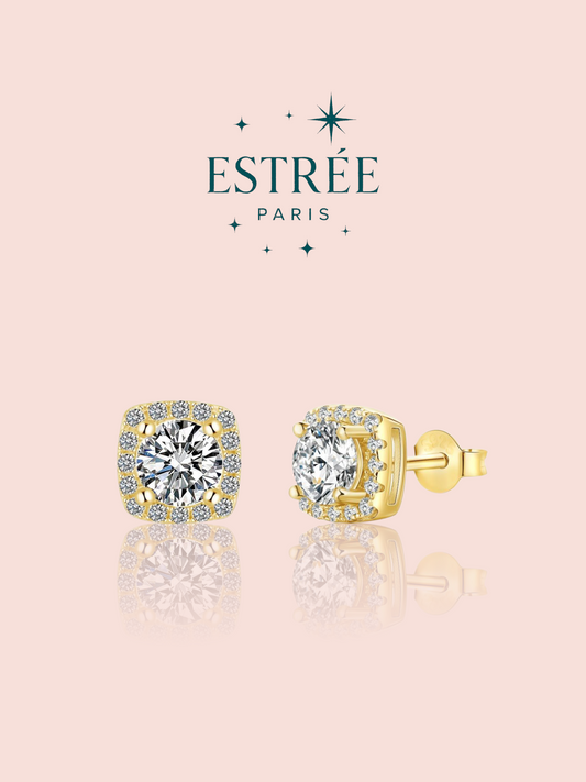 Boucles d'Oreilles Eternal Glow Dorée ✨️
