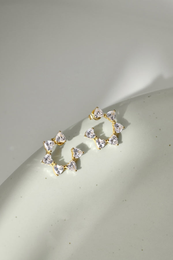 Boucles d’oreilles Five Stars- Dorée