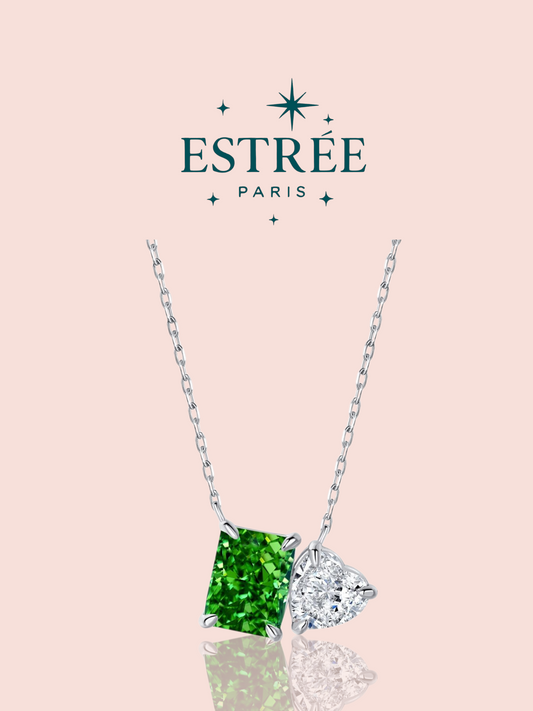 Collier Emerald Side by Side