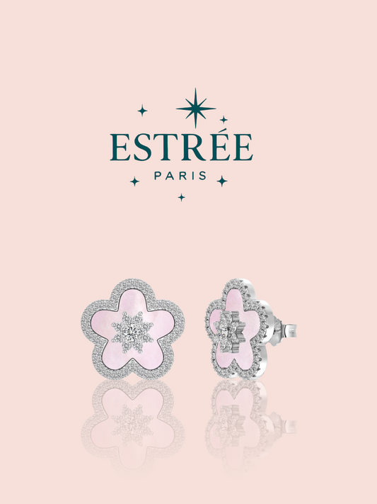 Boucles d'oreilles Esmée Argentée