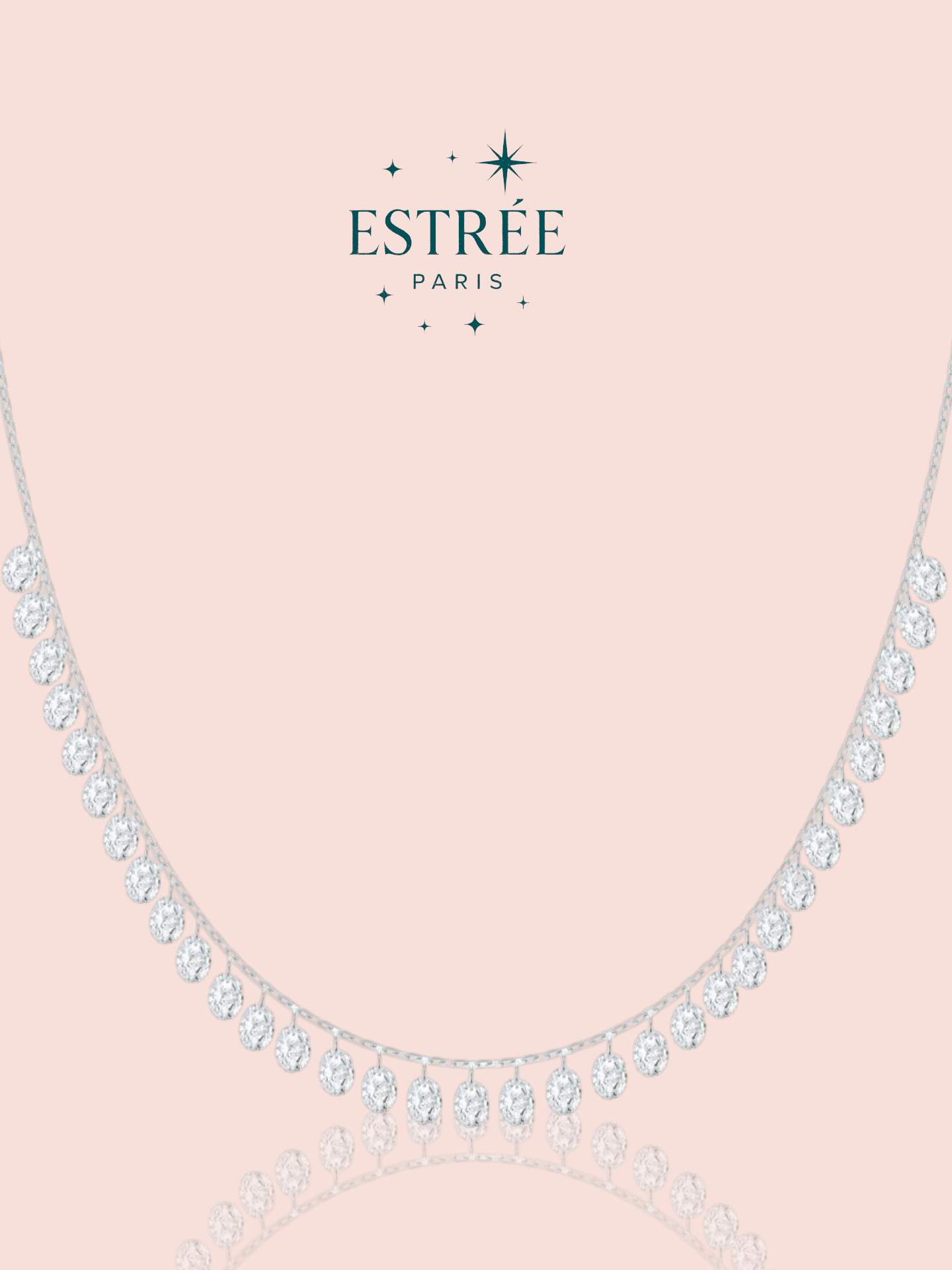 pré-commande Collier Diamond Rain - Argenté