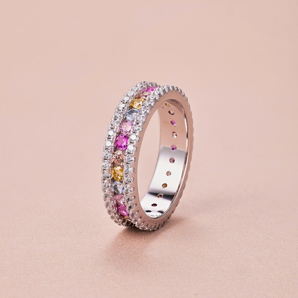 Bague Wife me up Rainbow 🩷🤍🧡💛🩵