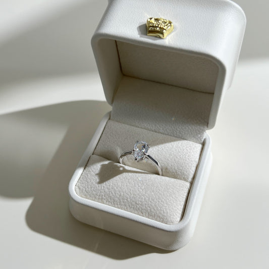 Bague Solitaire Pear 💎