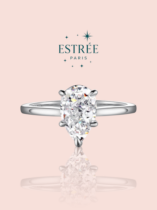 Bague Solitaire Pear 💎