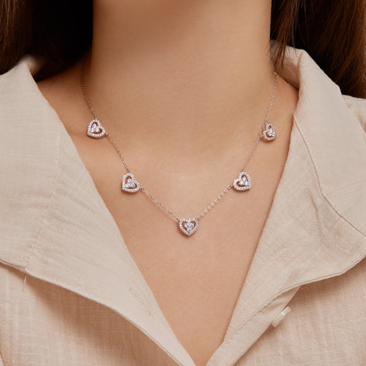 Collier Multi Heart