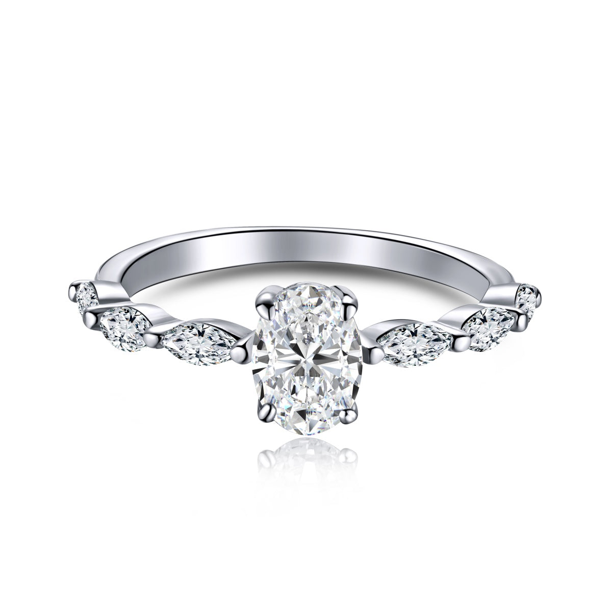 Bague Solitaire Ovale 💎