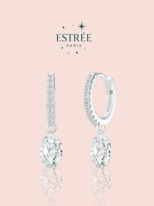 Boucles d’oreilles créoles drop 💎