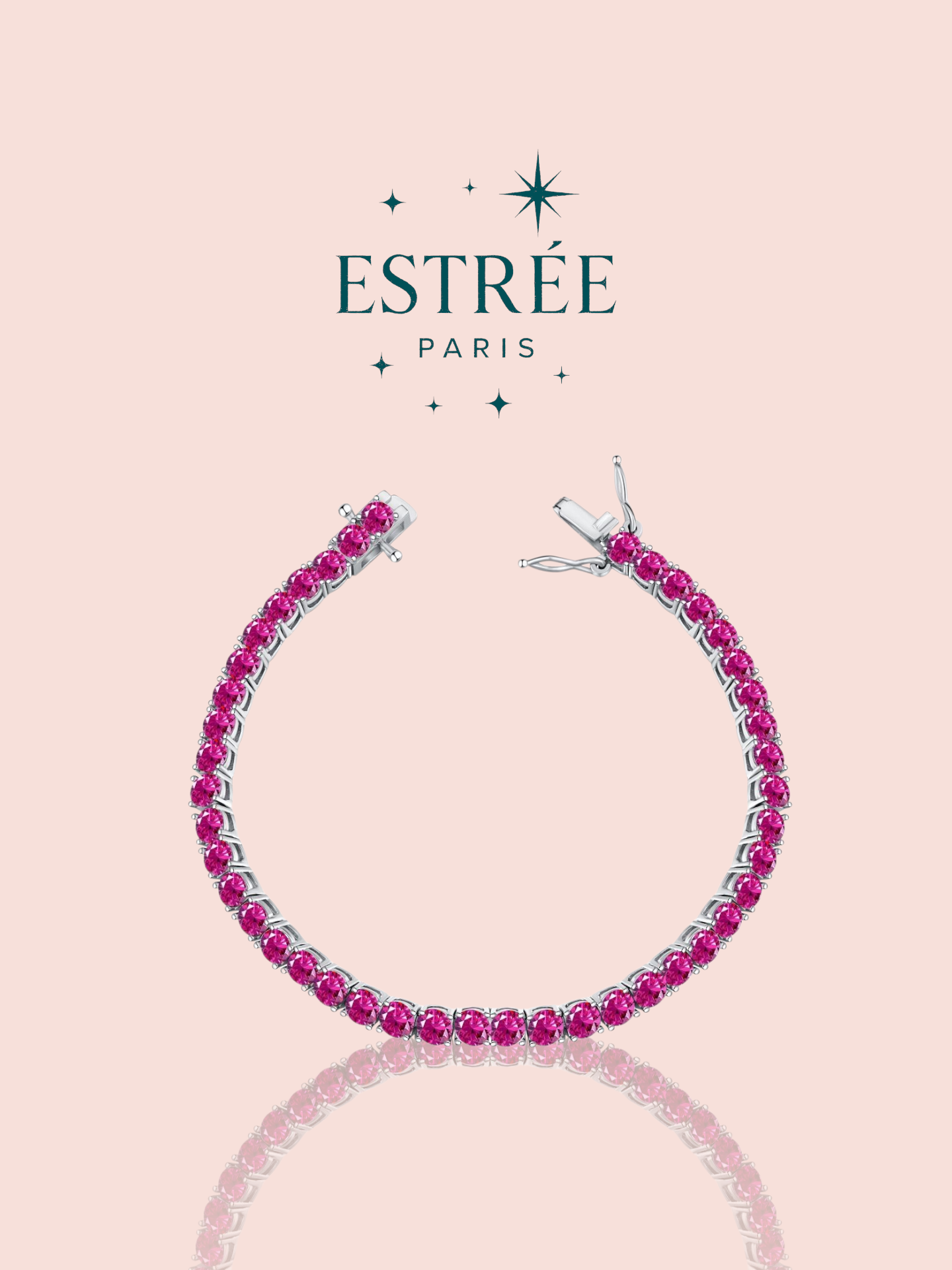 Bracelet glamour Rose 💓