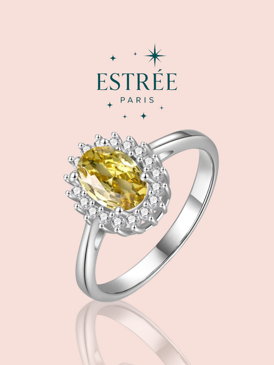 Bague Marguerite Ambre 💛