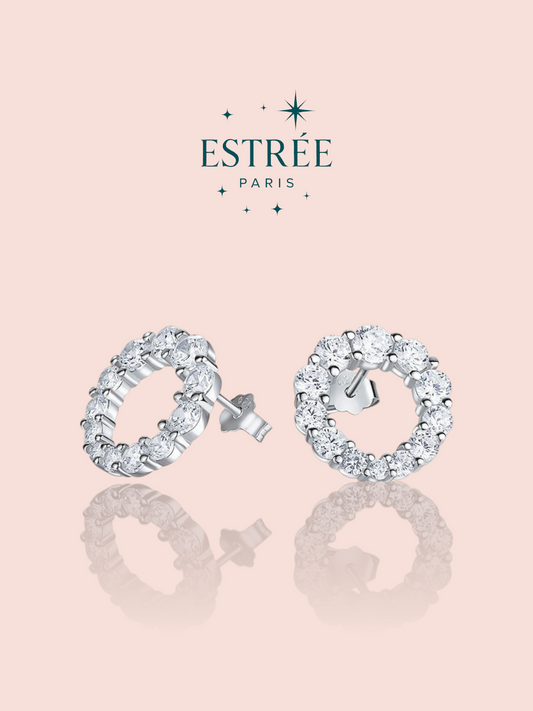 Boucles d’oreilles Halo - Argenté