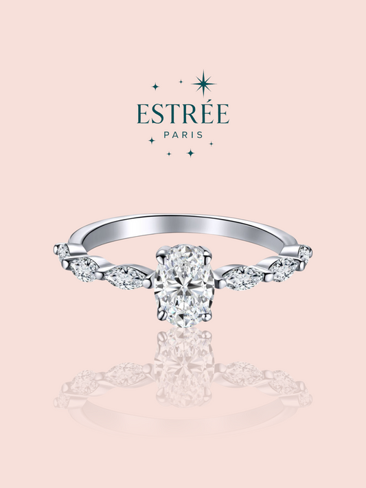 Bague Solitaire Ovale 💎