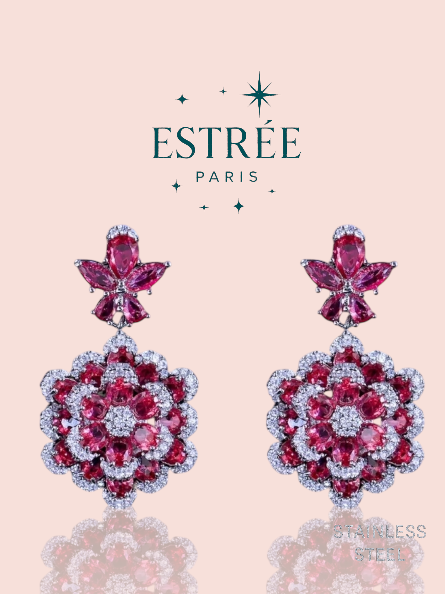 Boucles d'Oreilles Rosace Royale
