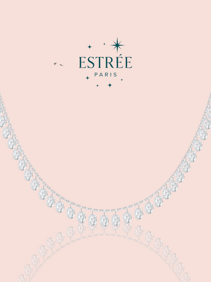 pré-commande Collier Diamond Rain - Argenté