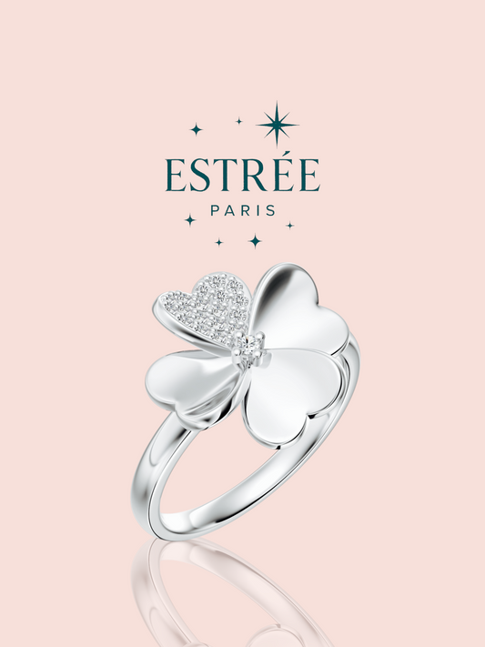 Bague Clover Argentée