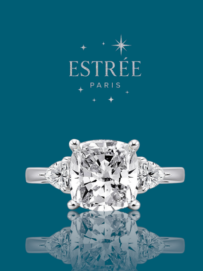 Bague Royal Majesty💎- Moissanite Argent 925