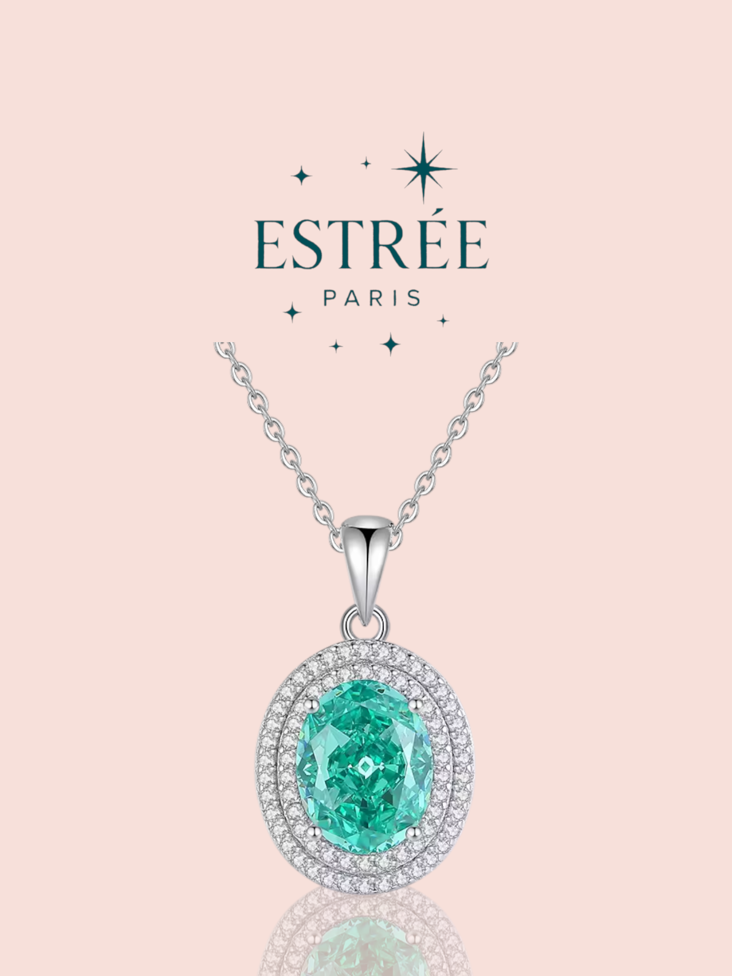 Collier Aqua Halo