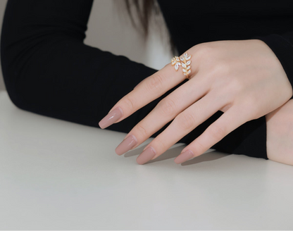 Bague Leaf - Dorée