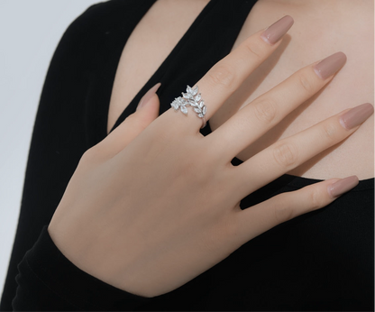 Bague Leaf - Argentée