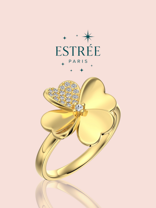 Bague Clover Dorée