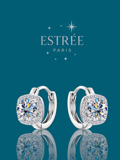 Dormeuses Eternia 💎- Moissanite Argent 925