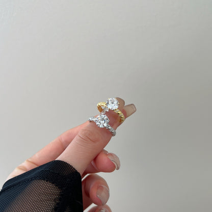 Bague Engage me - Argentée