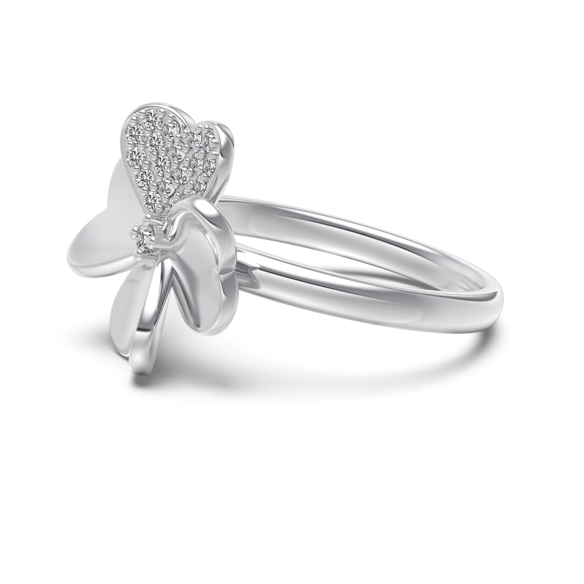 Bague Clover Argentée