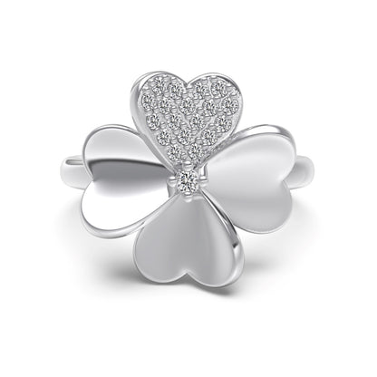 Bague Clover Argentée