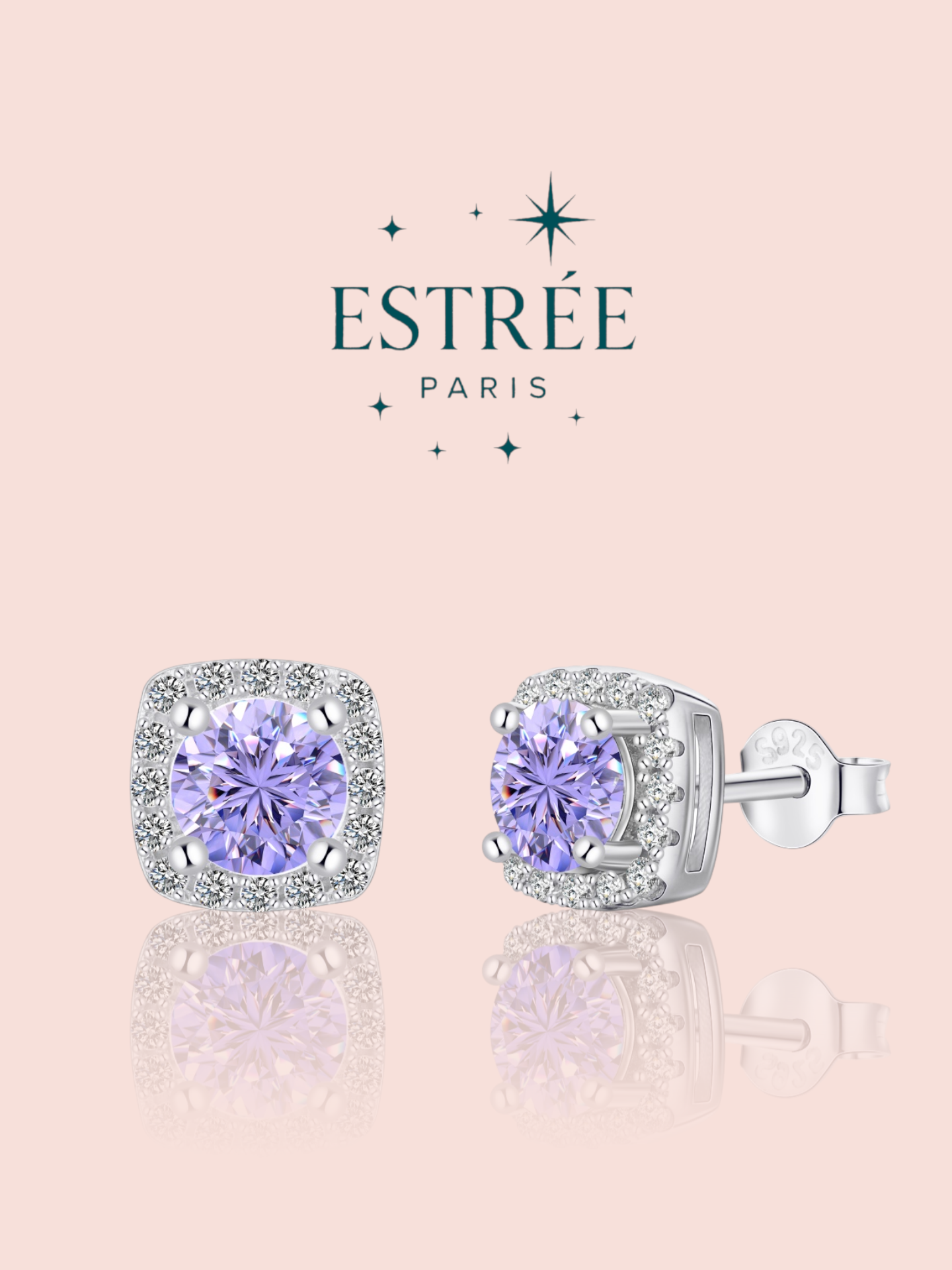 Boucles d'oreilles Eternal Lila