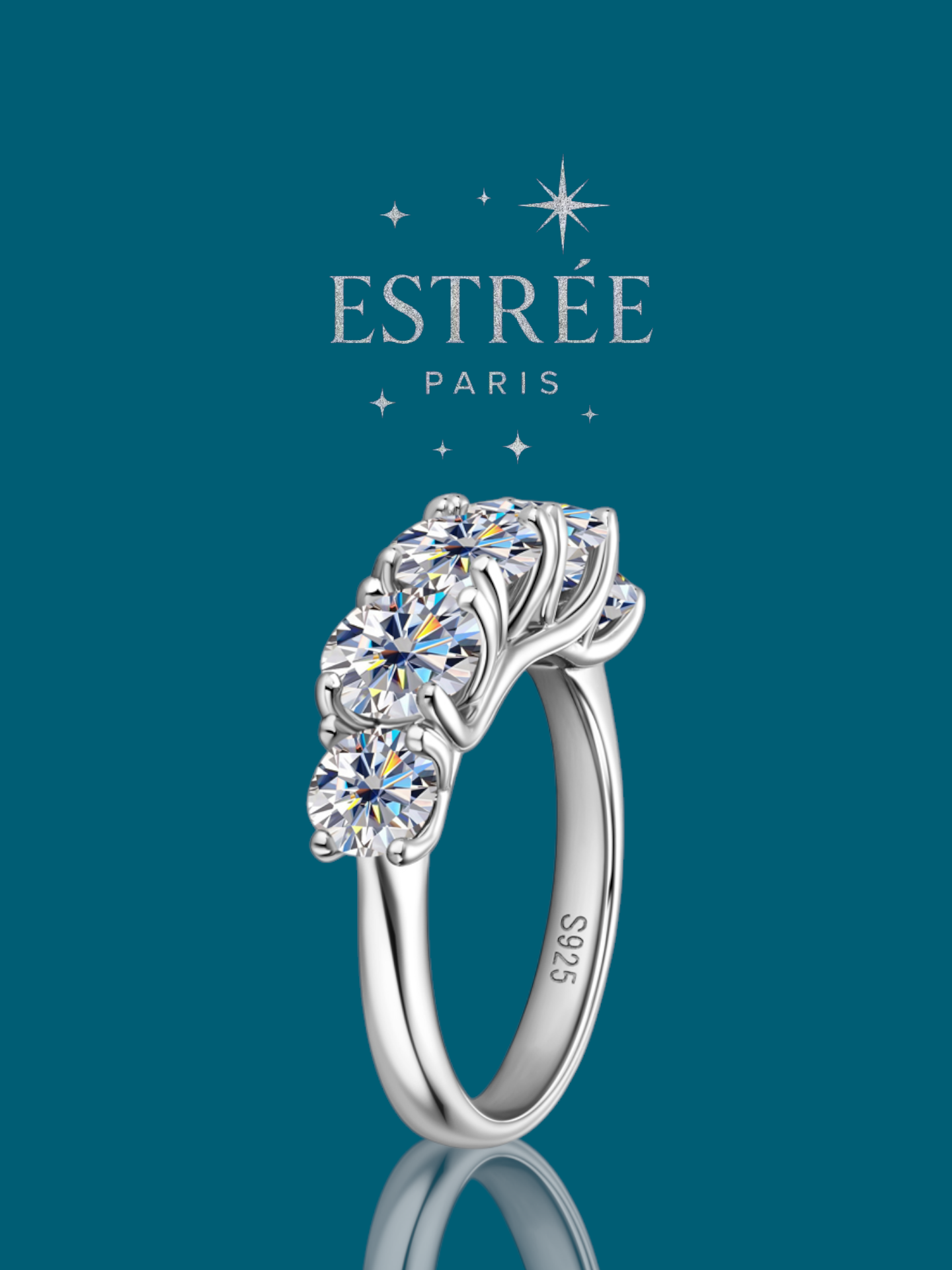 Alliance Diamond Symphony 💎- Moissanite Argent 925