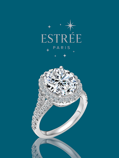 Bague Majestic Queen 💎- Moissanite Argent 925